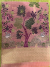 Blush Pink Swan Garden Saree