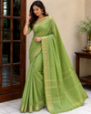 Green Tissue Silk Saree