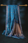 Teal Blue Classic Weave Saree